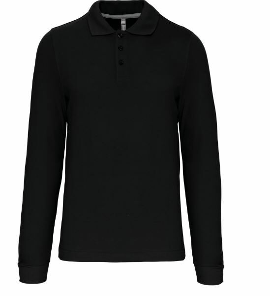 K243  Polo manches longues - coton - 220g